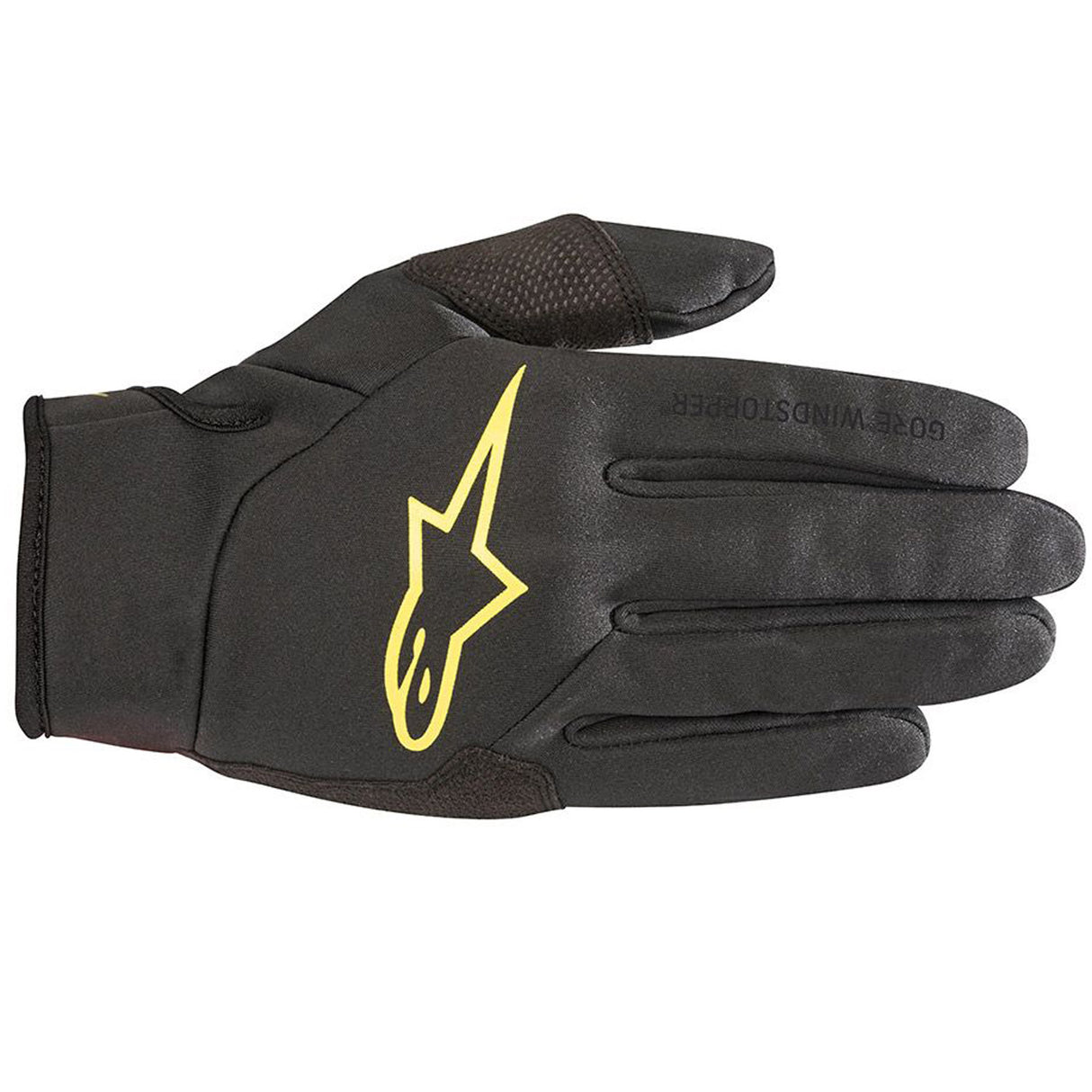 Guanti Alpinestars Cascade Gore Windstopper - Nero giallo