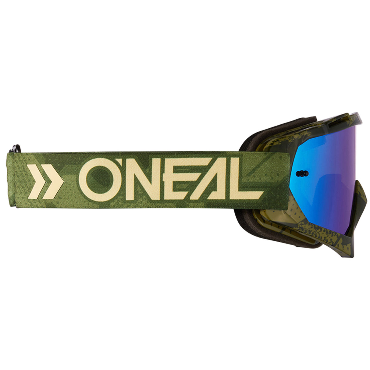 Maschera MTB O'neal B-10 Camo V.22 Verde - Radium blue - H