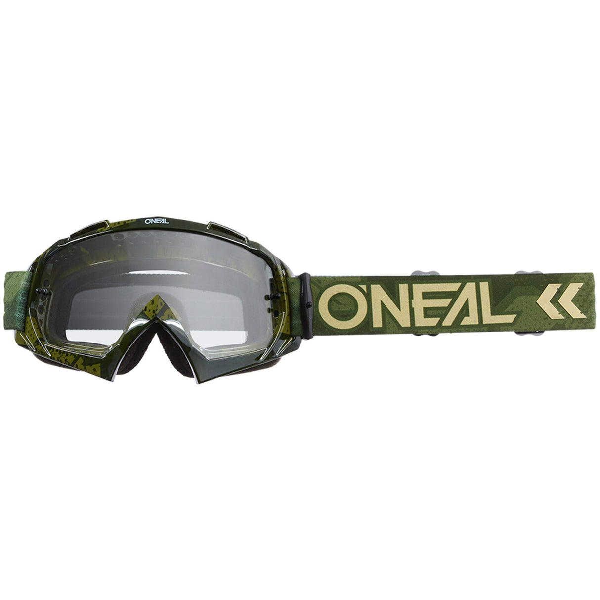 Maschera MTB O'neal B-10 Camo V.22 - Verde - F