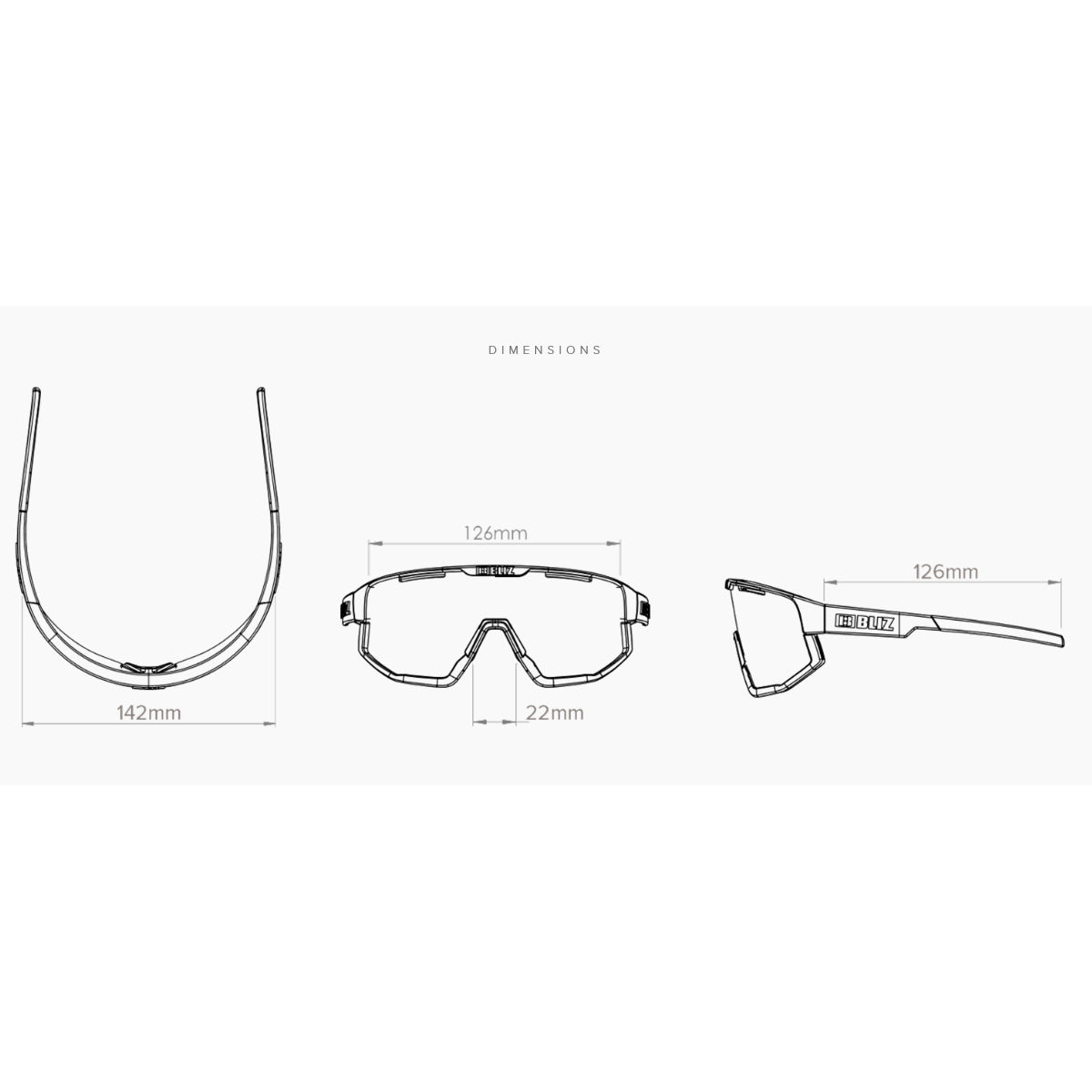 Occhiali Bliz Fusion - Matte White Red - F