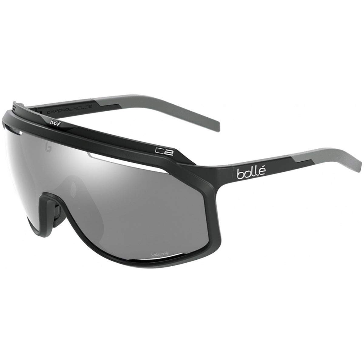 Occhiali Bolle Chronoshield - Black Matte White Polarized