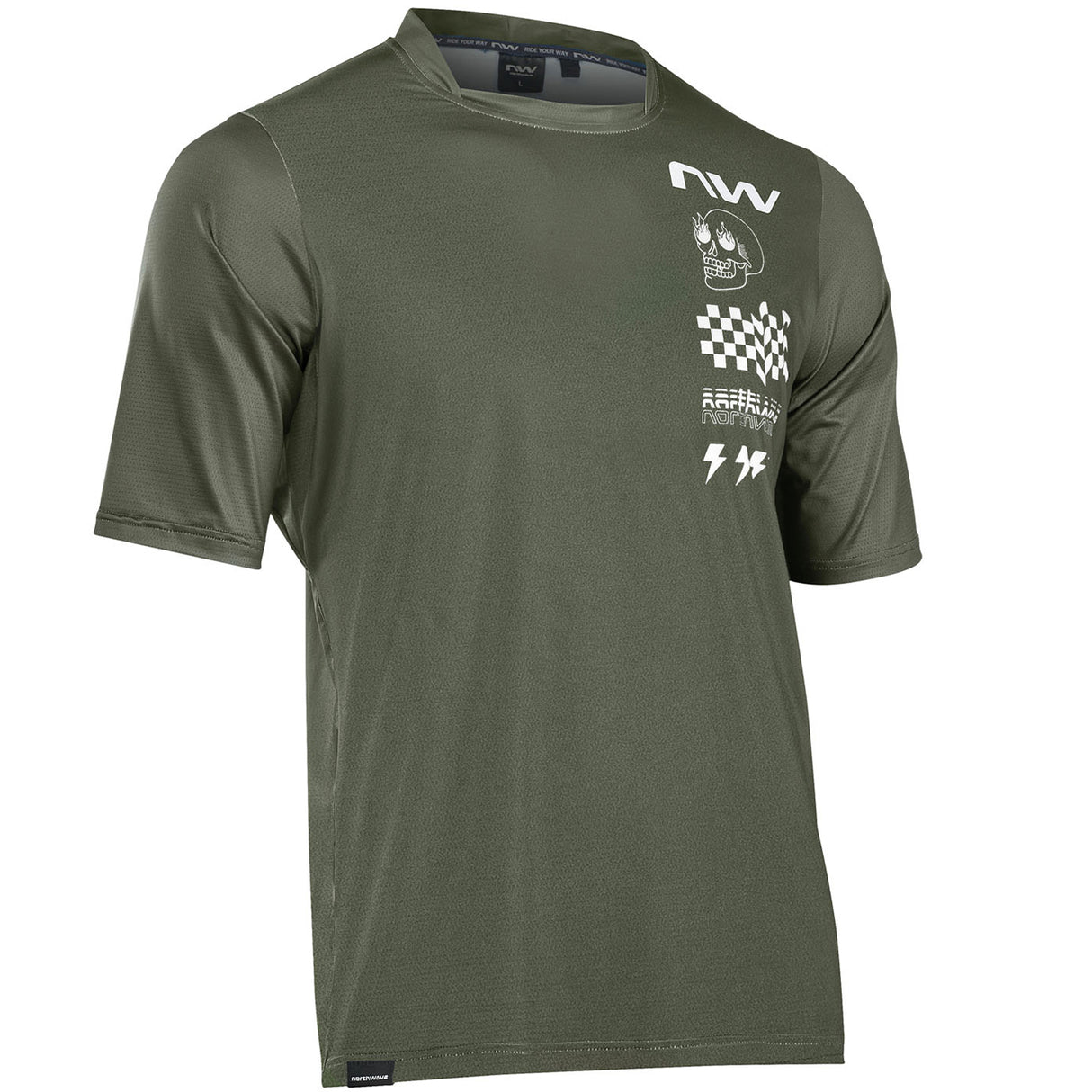 Maglia Northwave Bomb - Verde scuro - L