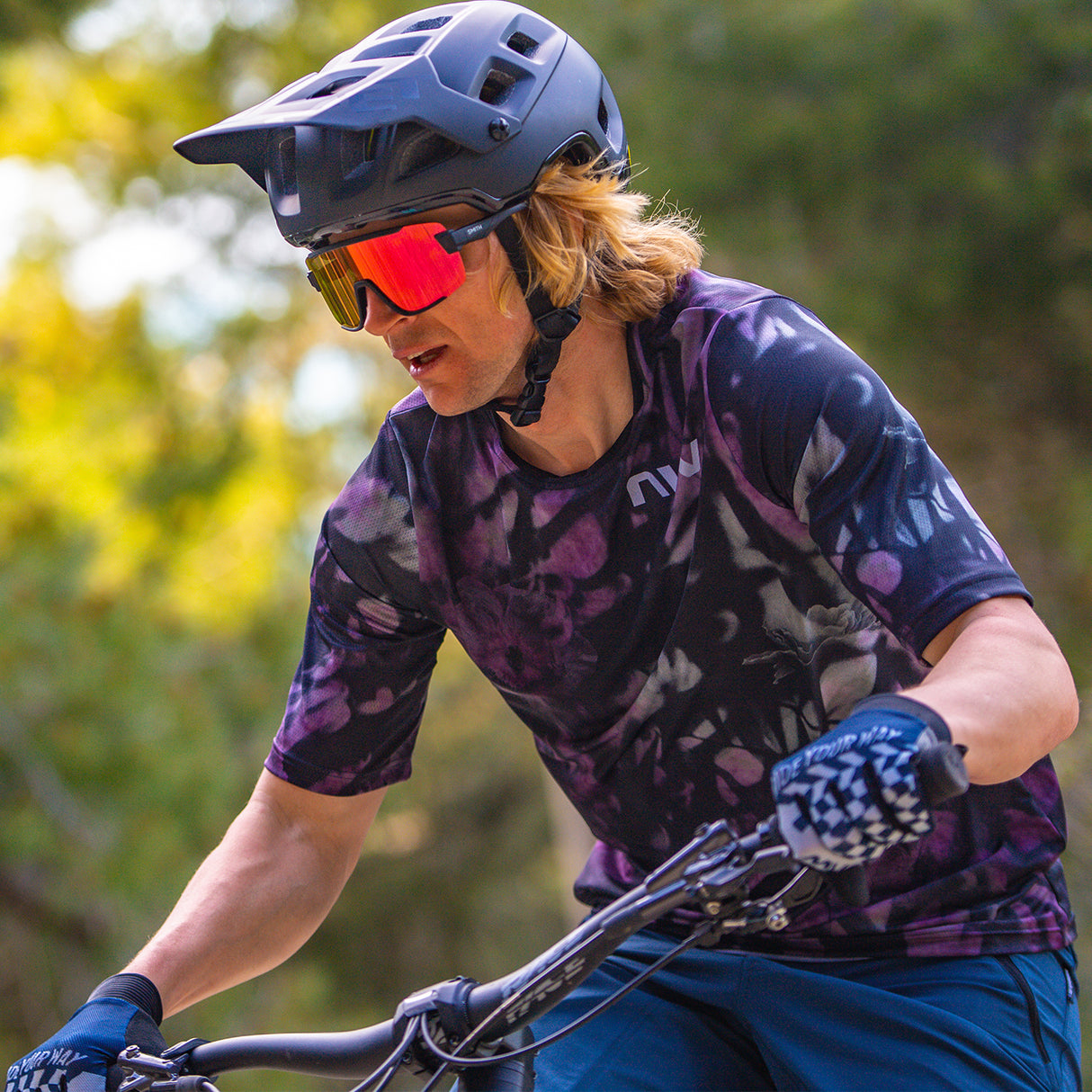 Maglia Northwave Bomb Flower - Viola - D