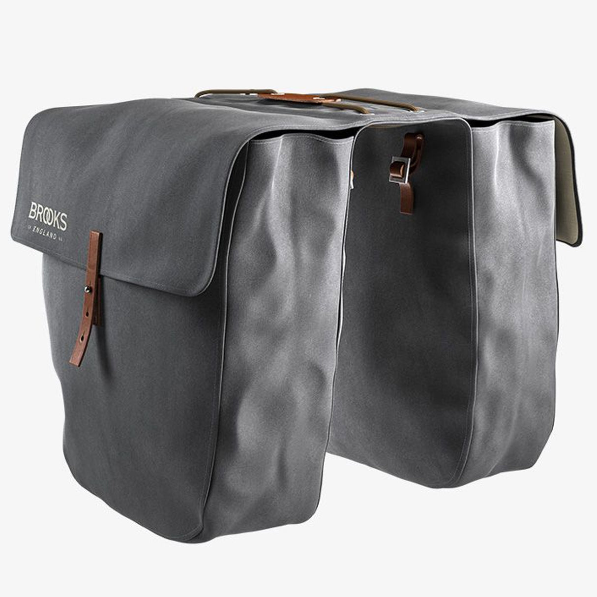 Borsa Brooks Brick Lane Pannier - Grigio - Q