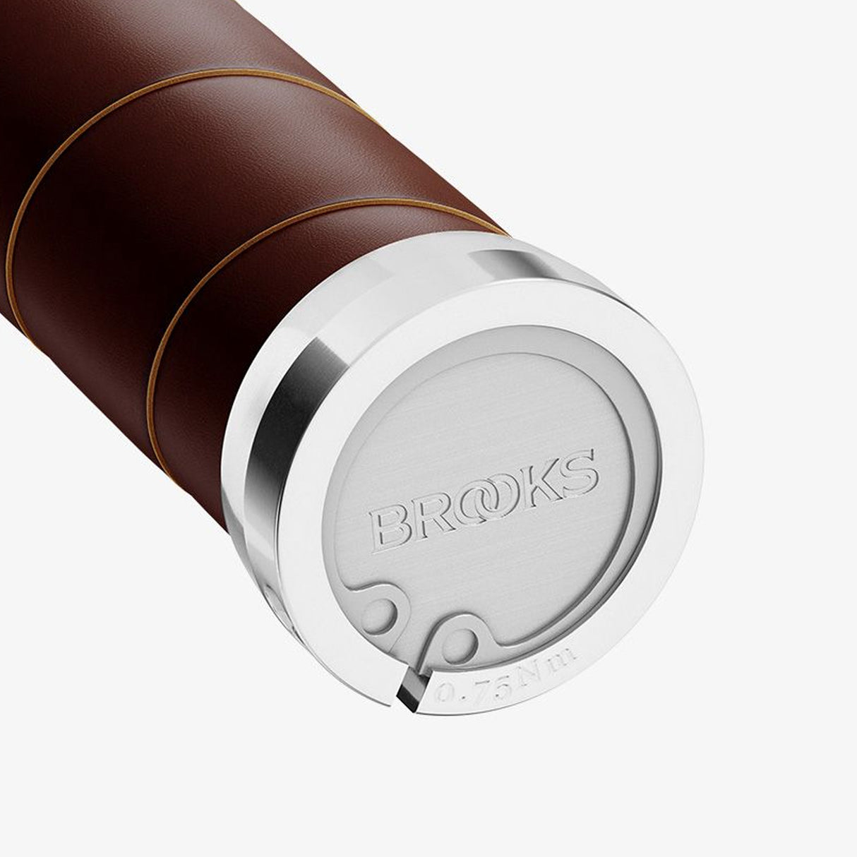 Manopole Brooks Slender Leather 130mm - Marrone - P