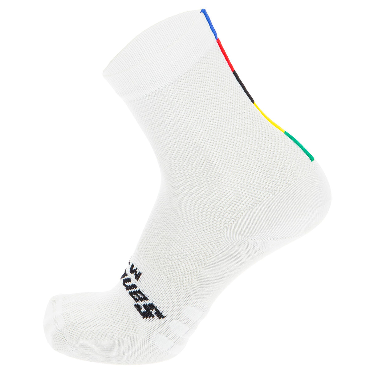 Calze Santini UCI Rainbow - Bianco