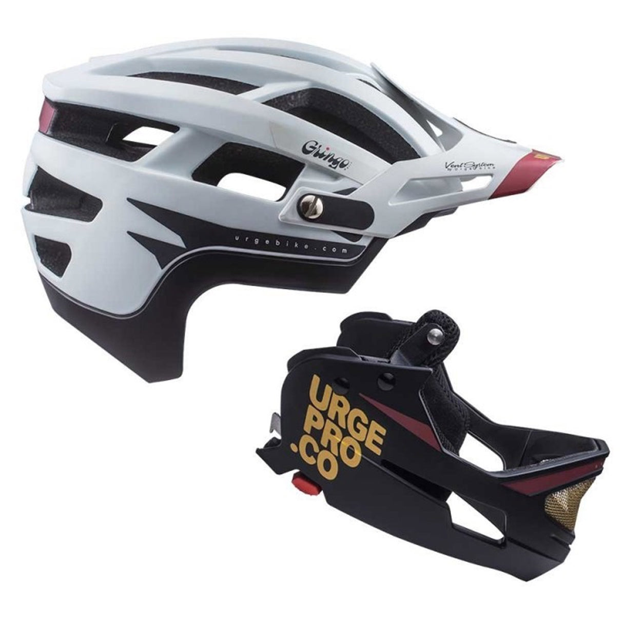 Casco Urge Gringo de la Sierra - Nero bianco