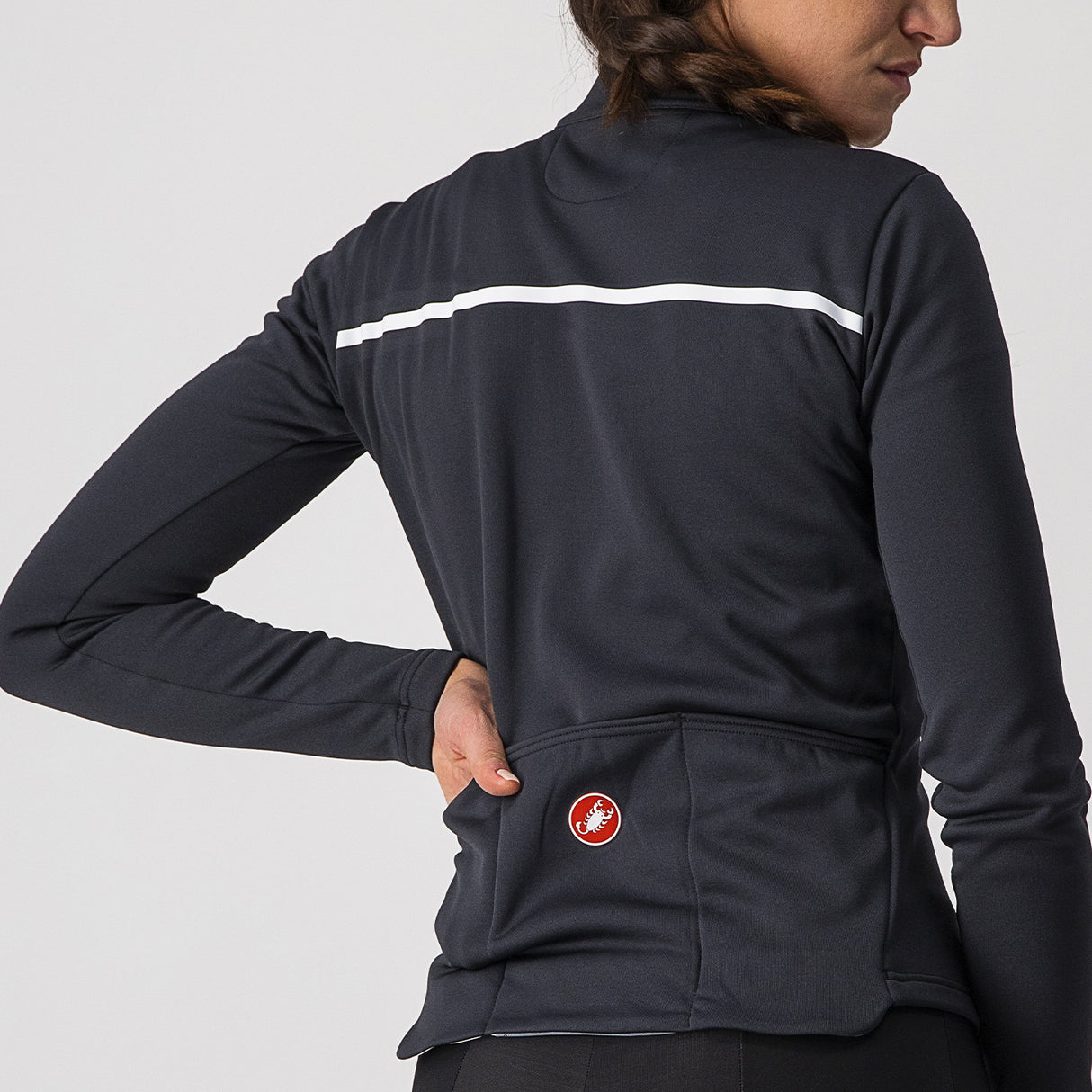 Maglia maniche lunghe donna Castelli Sinergia 2 - Nero - O