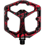 Pedales Crank Brothers Stamp 7 Splatter Small - Negro rojo