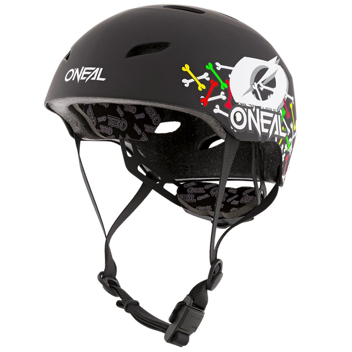 Casco Bambino O'neal Dirt Lid Skulls - Nero - C