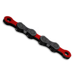 KMC DLC12 Chain - Black red