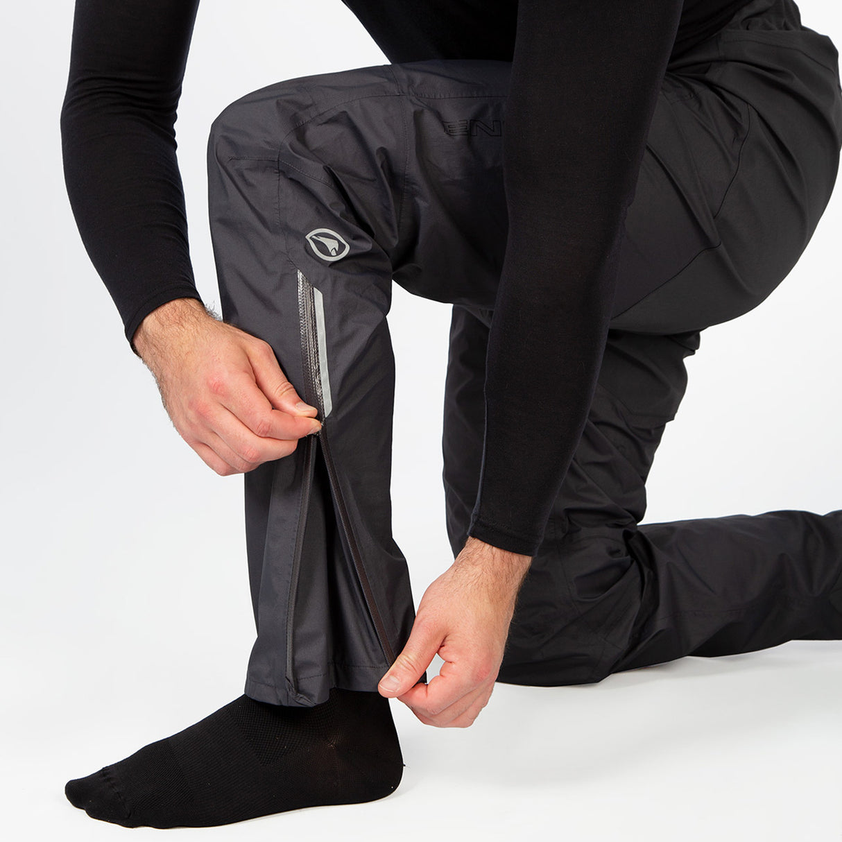 Pantaloni Endura GV500 Waterproof - Grigio - N