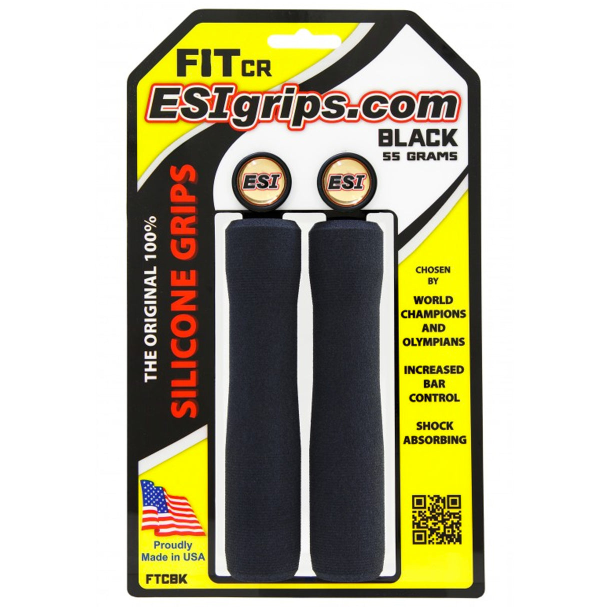 Manopole Esigrips Fit CR - Nero - O