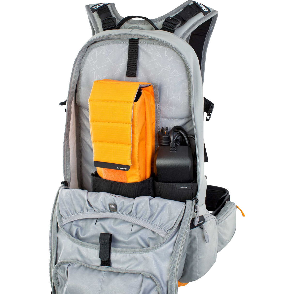 Zaino Evoc FR Enduro E-ride 16 - Grigio arancio - H