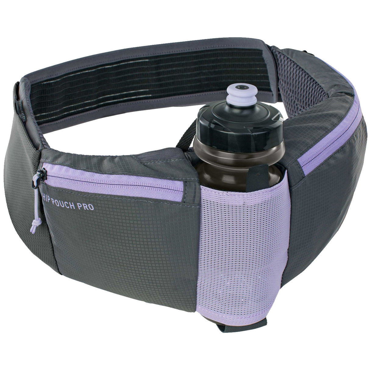 Marsupio Evoc Hip Pouch Pro + Borraccia - Grigio viola - F