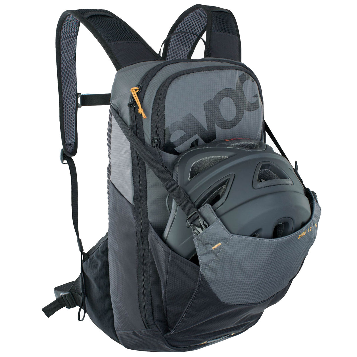 Zaino Evoc Ride 12 + 2L Bladder - Grigio nero
