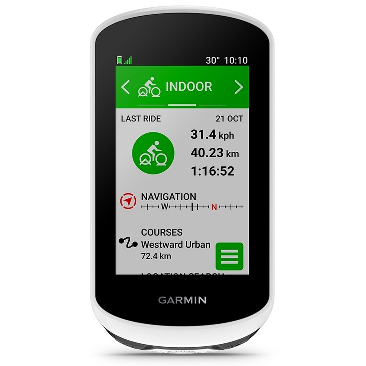 Garmin Edge Explore 2 Power Mount Bundle - Bianco nero - E
