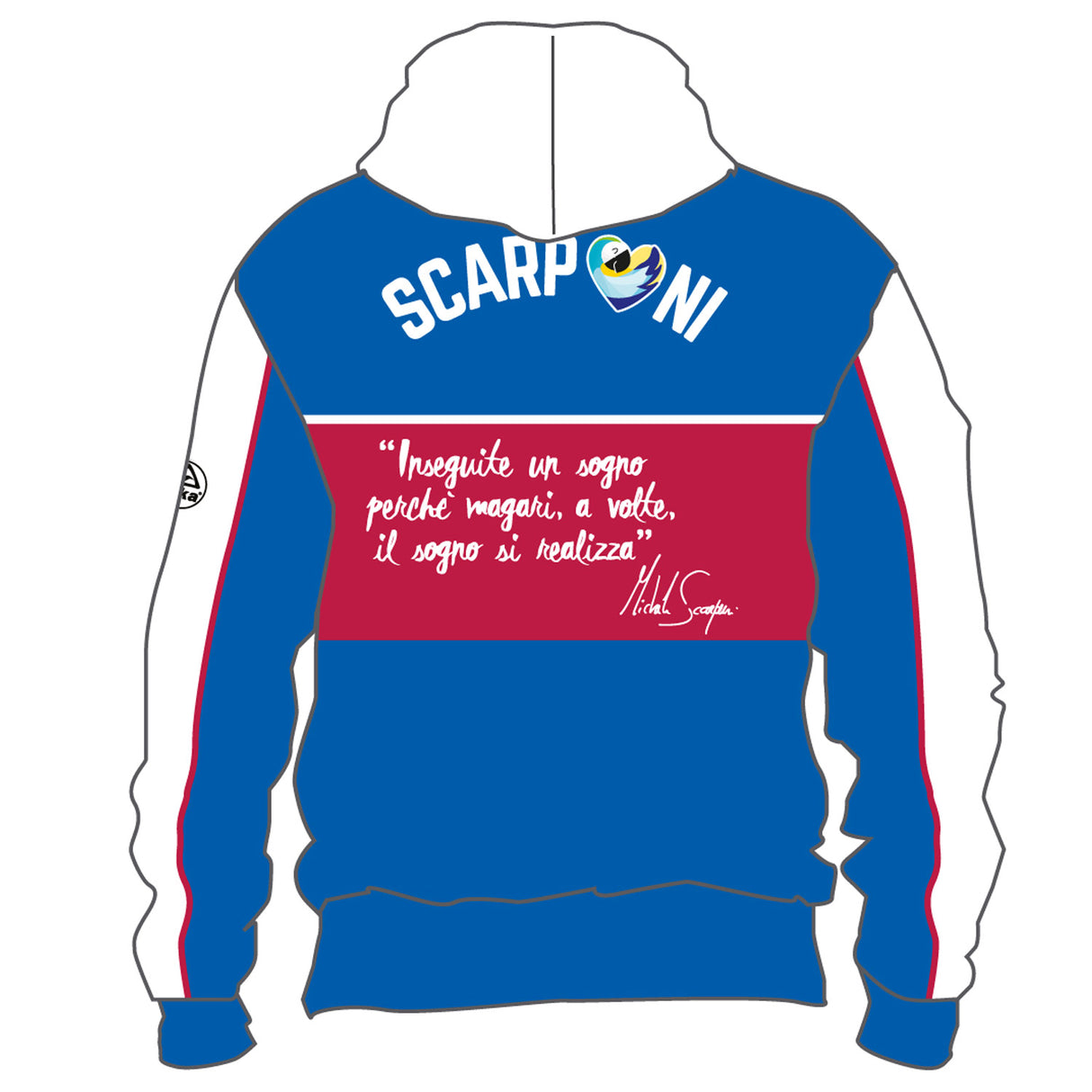 Felpa Alka Michele Scarponi - Blu