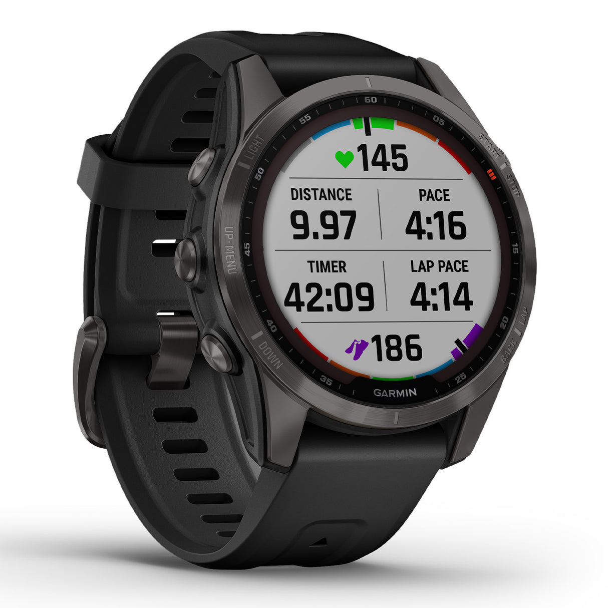 Garmin Fenix 7S Sapphire Solar - Nero - G