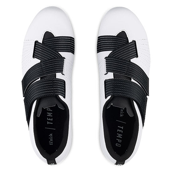Scarpe Fizik Tempo R5 Powerstrap - Bianco nero