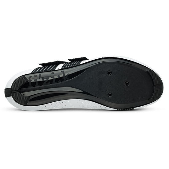 Scarpe Fizik Tempo R5 Powerstrap - Bianco nero