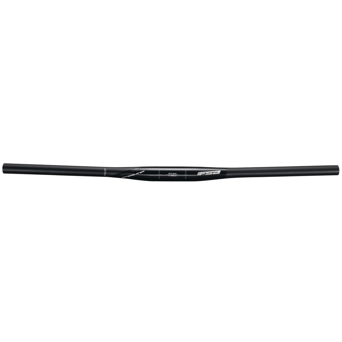 Manubrio FSA Afterburner Flat - Nero - D