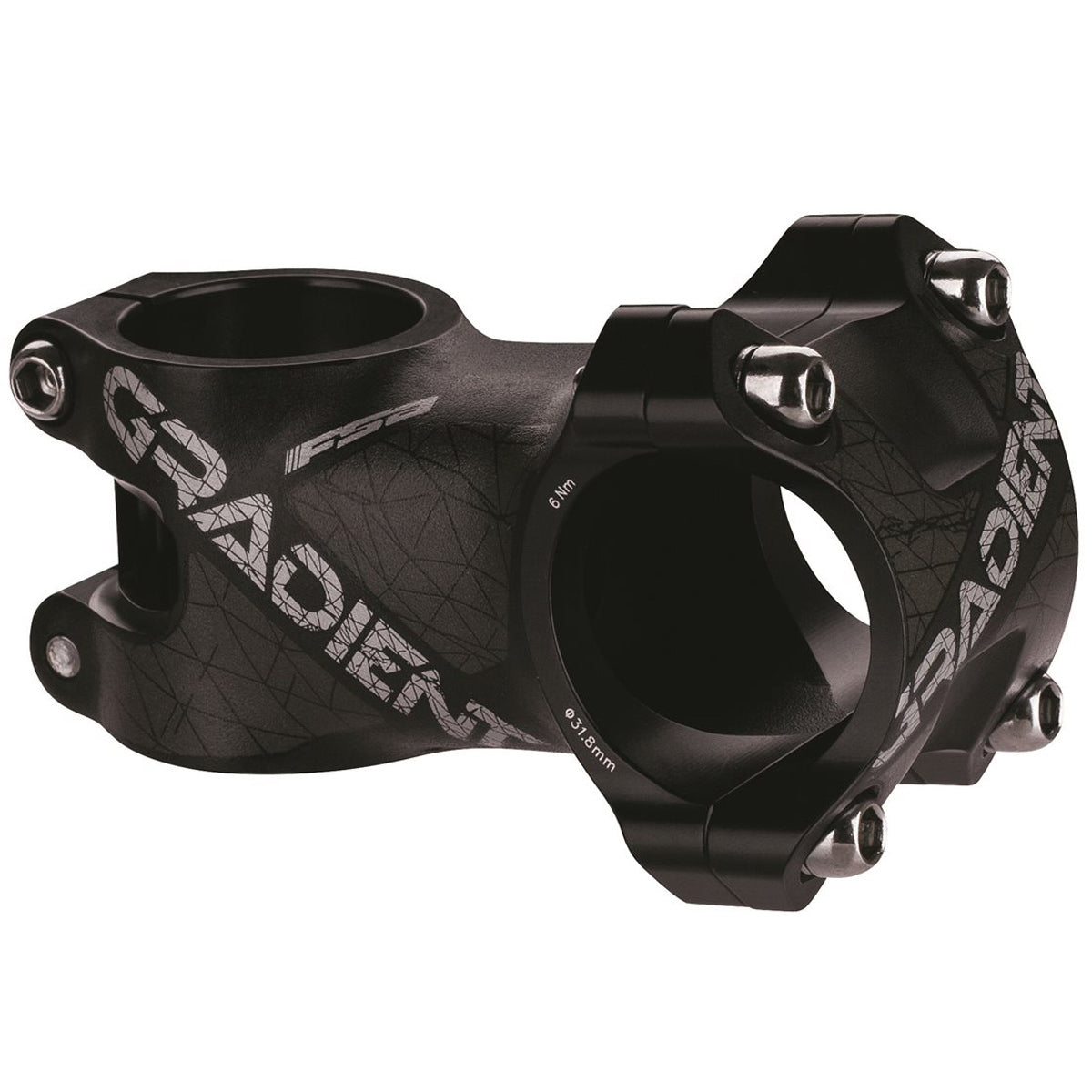 Attacco manubrio FSA MTB Gradient 6ᄚ - Nero
