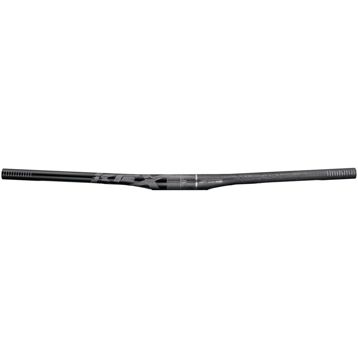 Manubrio FSA KFX Carbon Flat - Nero - F