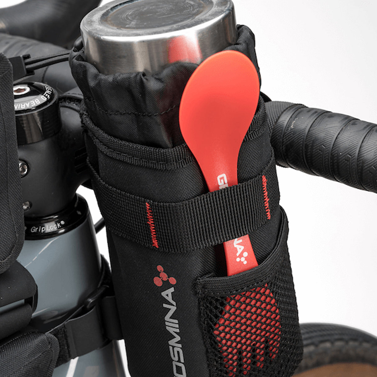Borsa manubrio Geosmina Stem Pouch - Nero - M