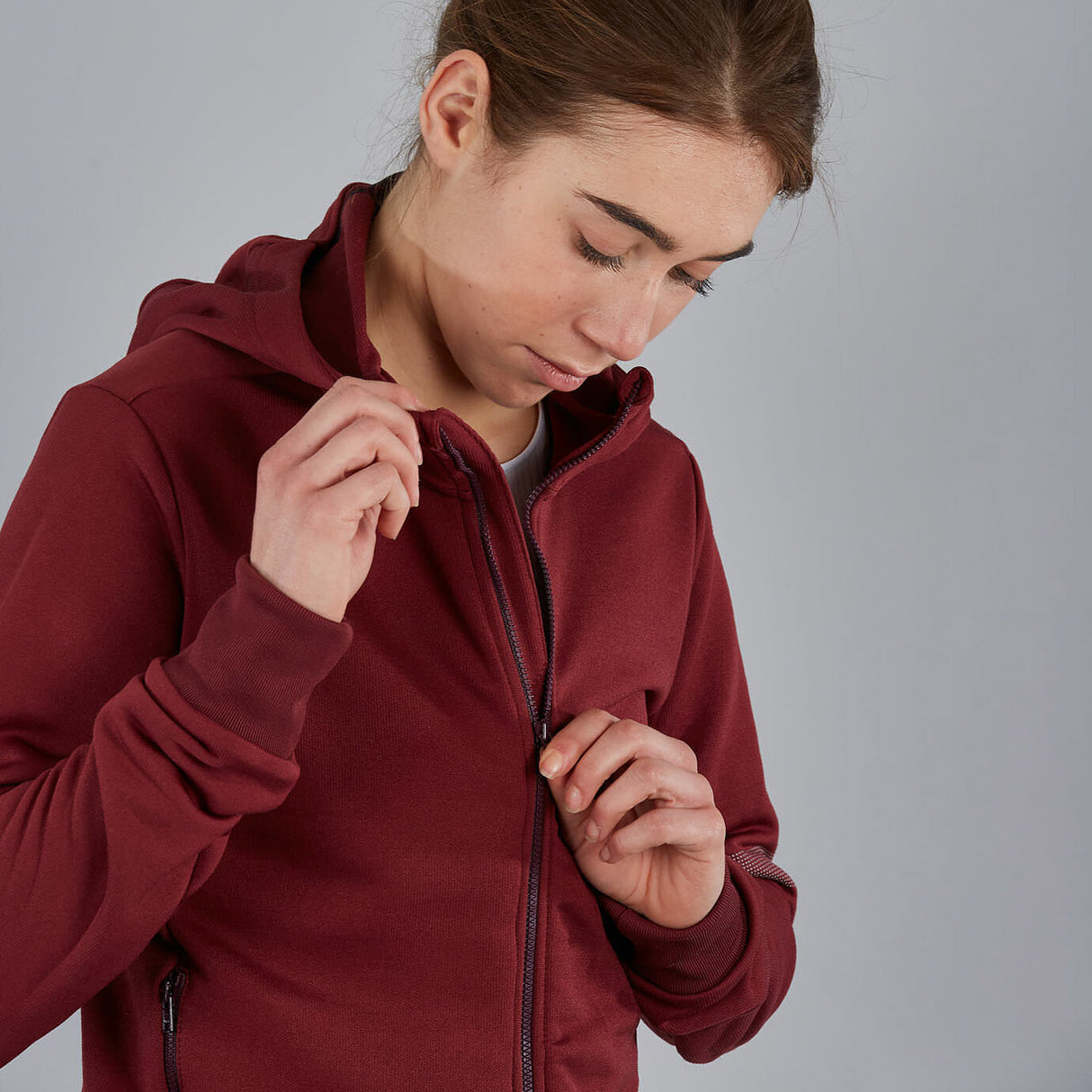 Felpa donna Sportful Giara Hoodie - Bordeaux