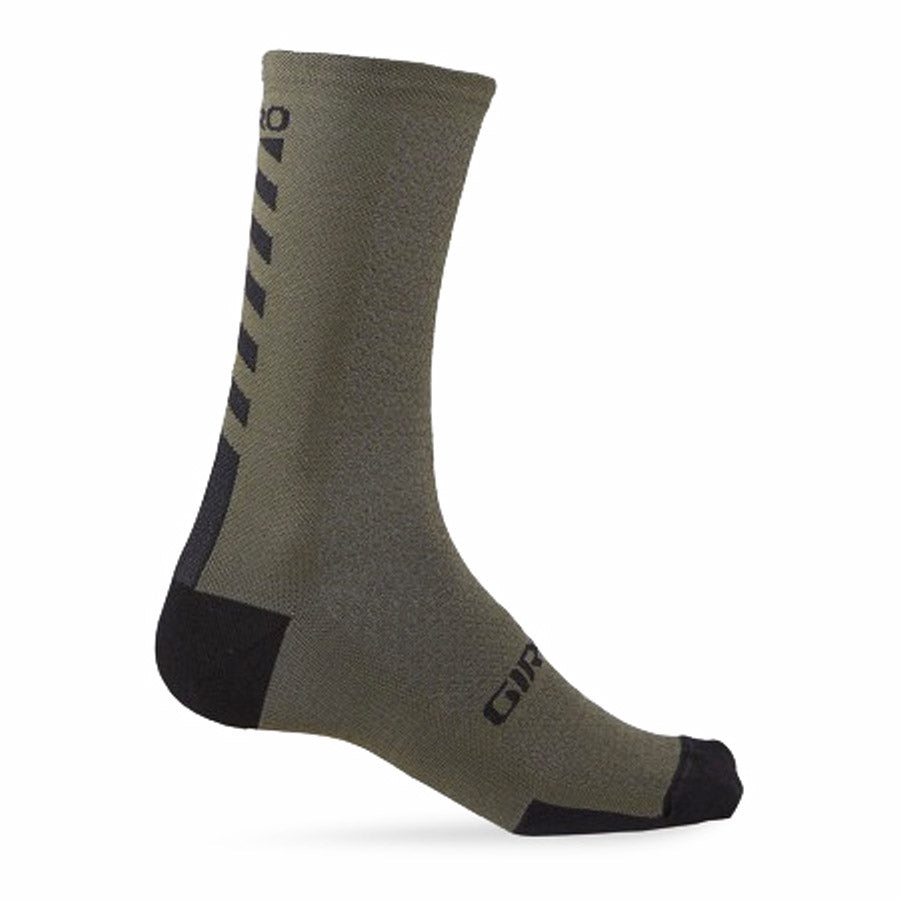 Calze Giro HRc + Merino Mid - Verde Nero