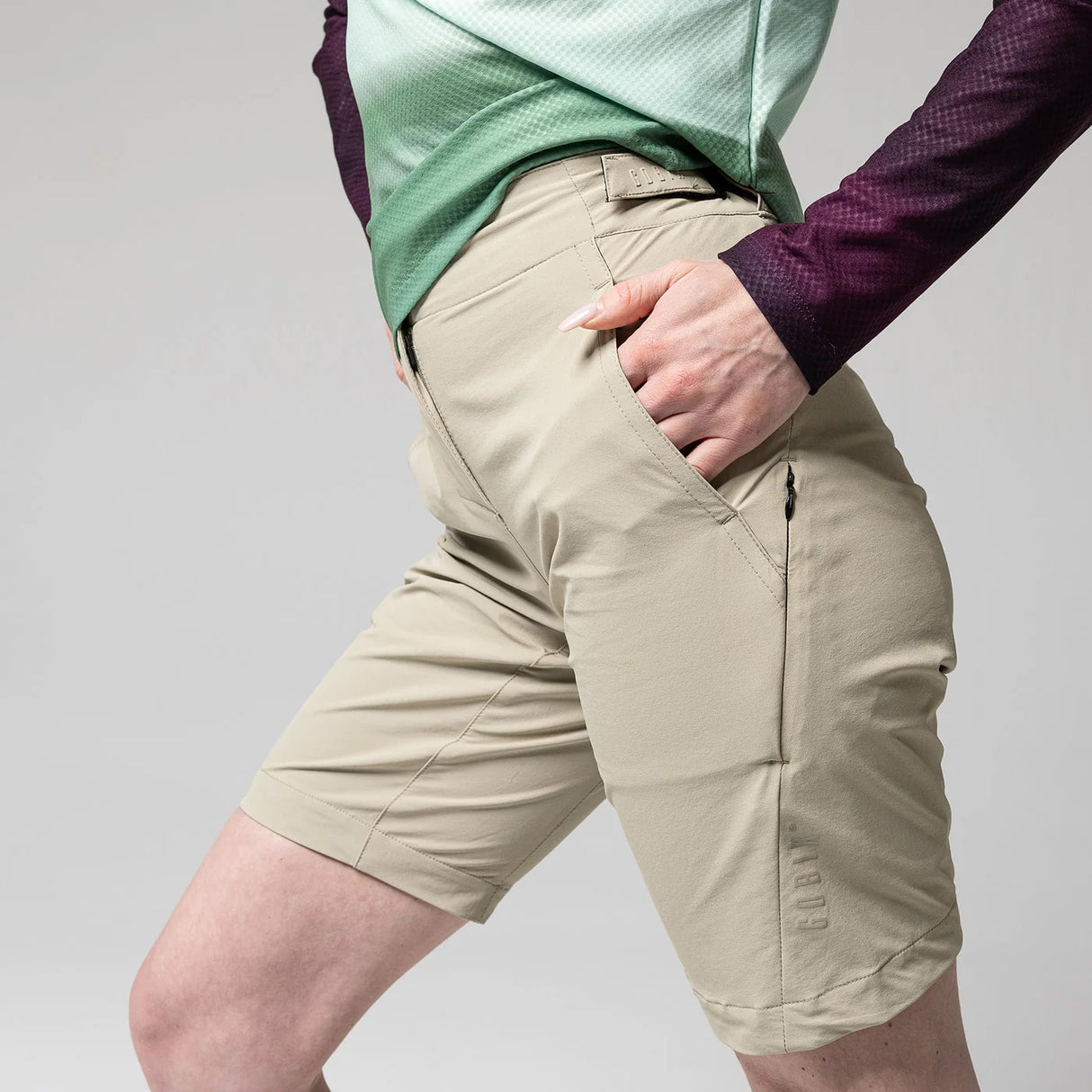 Pantaloncini donna Gobik Commuter Abbey - Marrone - P