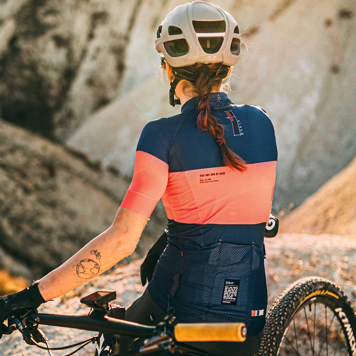 Maglia Gobik Cx Pro 2.0 Fraser - Blu arancio - E