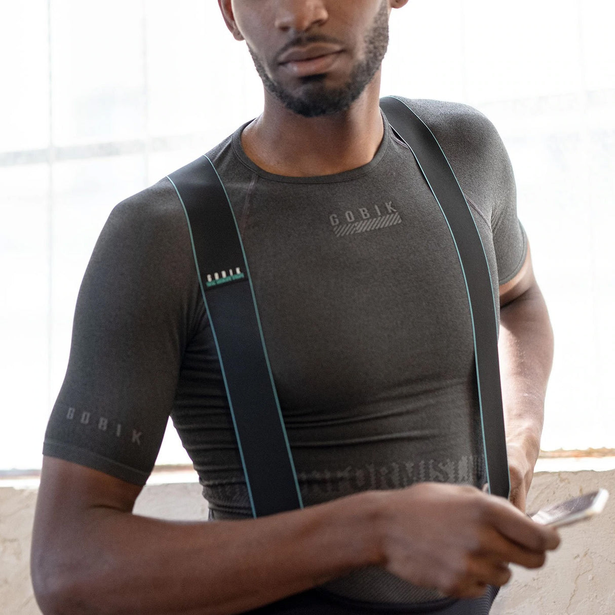 Maglia intima Gobik Limber Skin Basalt - Nero - M