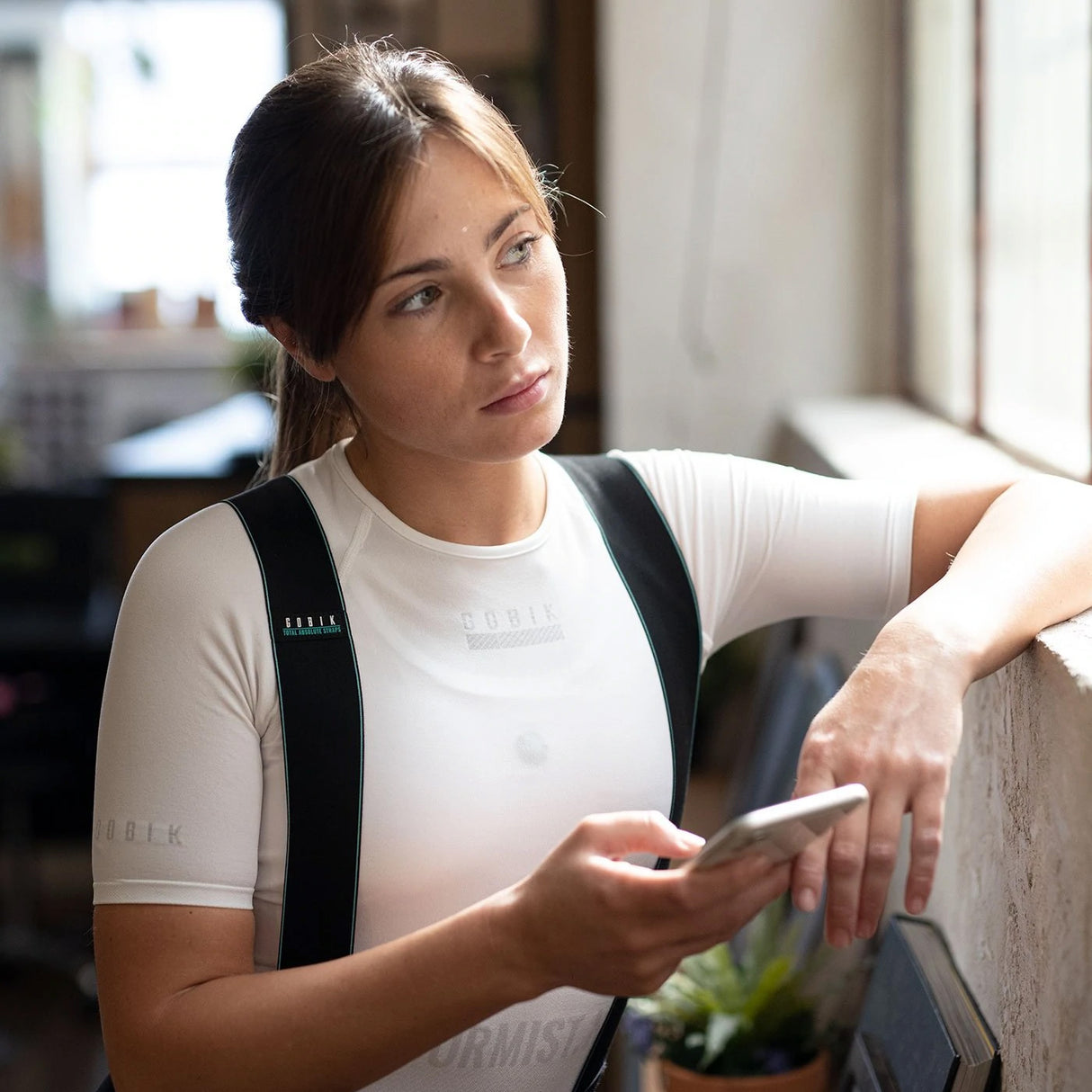 Maglia intima donna Gobik Limber Skin Icelandic - Bianco - G