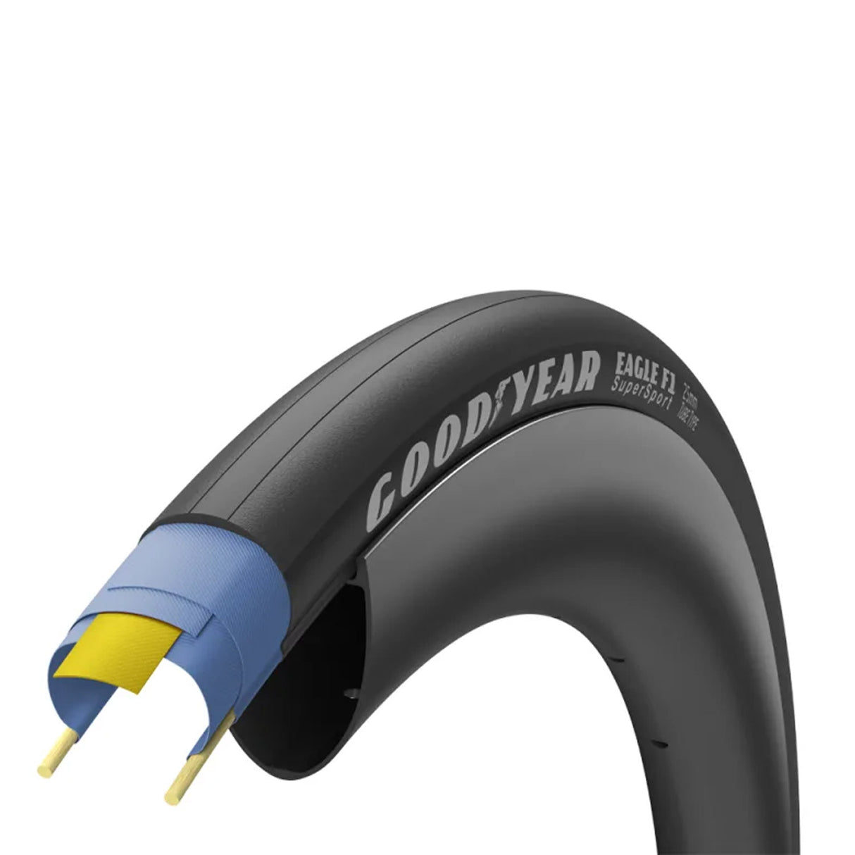 Copertoncino Goodyear EAGLE-F1 700X28c Super Sport Tube type - Nero