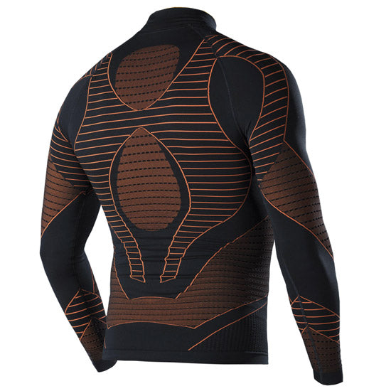 Maglia Intima M/L Biotex Lupetto Icebreak - Nero Arancio