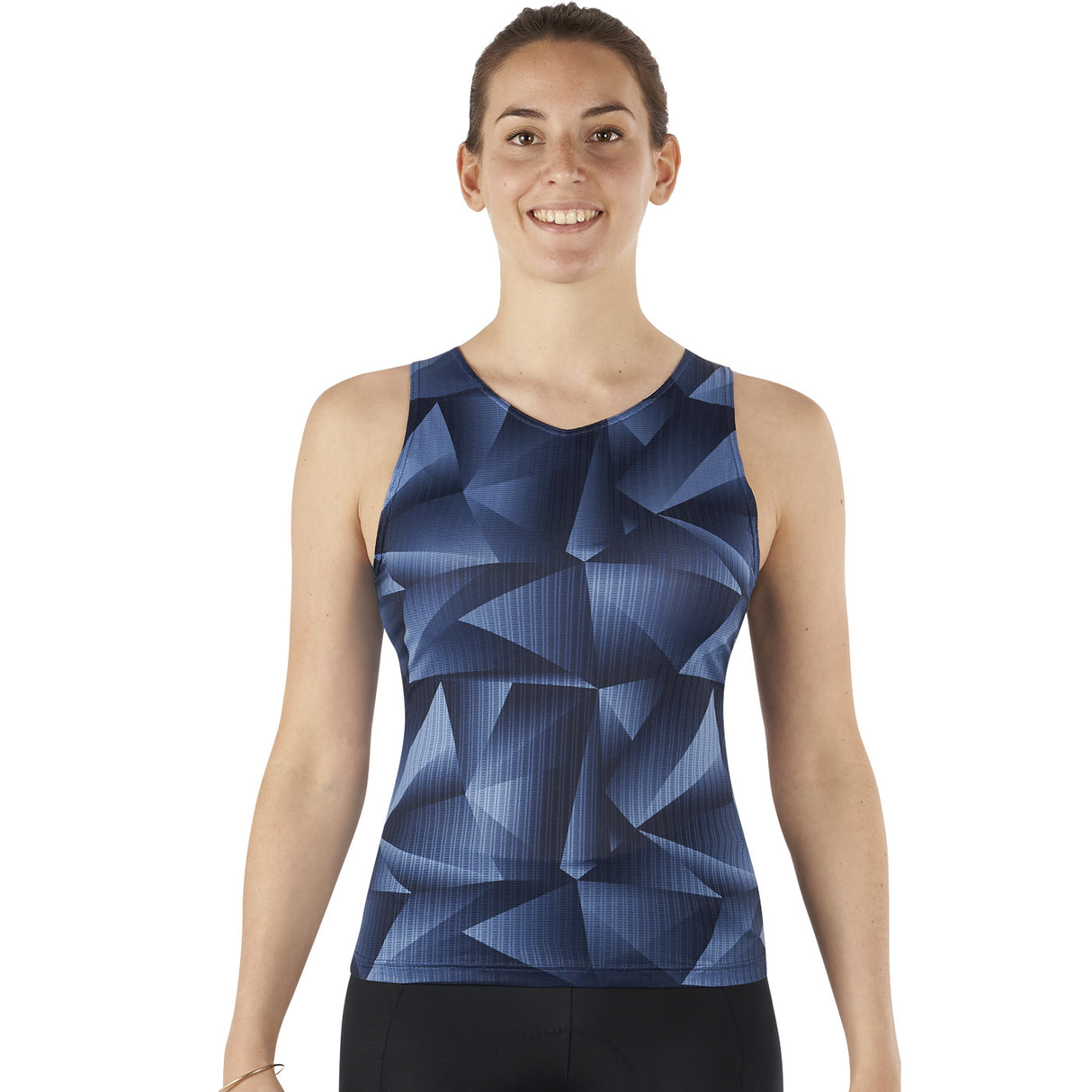 Maglia intima donna senza maniche Mavic Hot Ride + SL Graphic - Blu - M