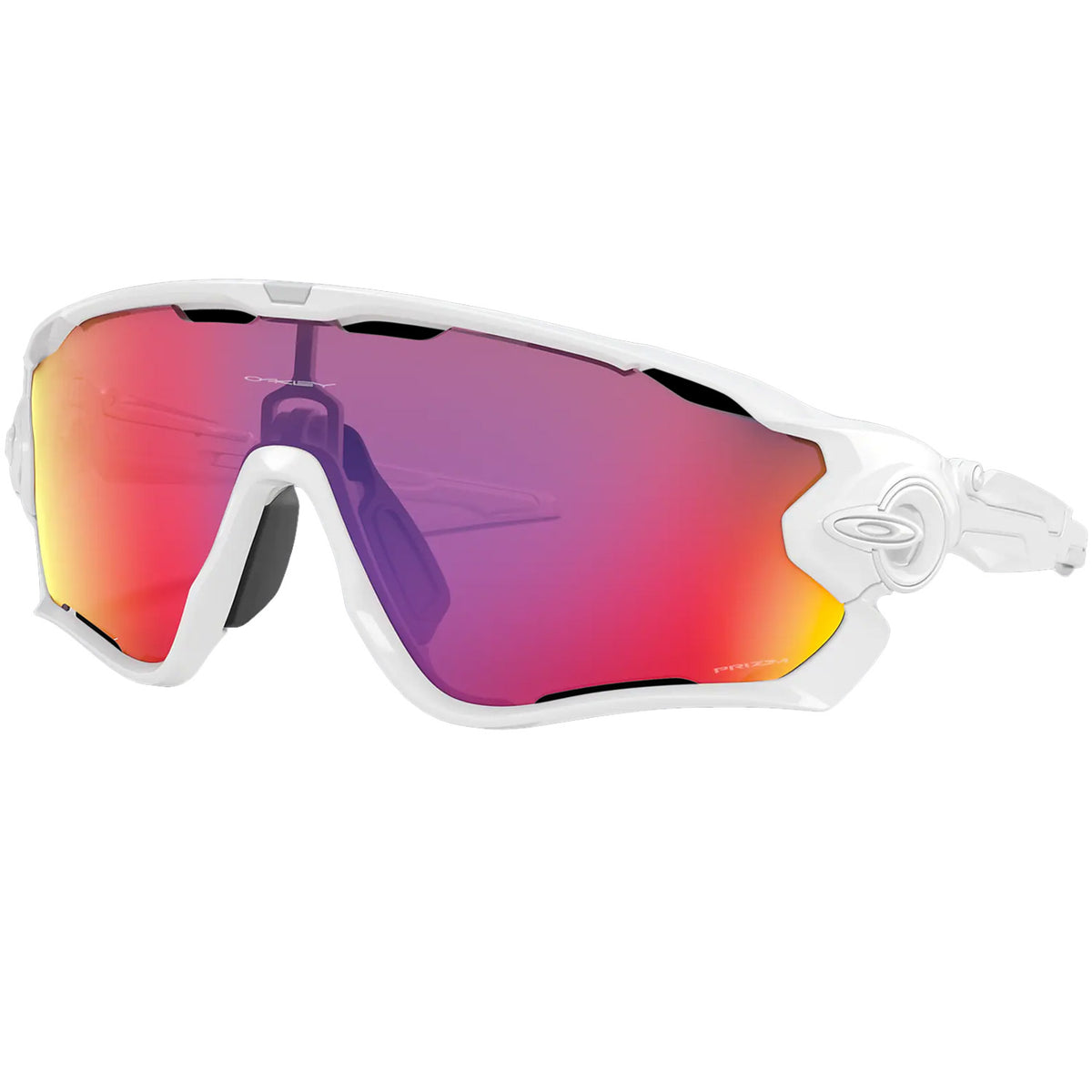 Oakley Jawbreaker Sunglasses Polished white prizm road