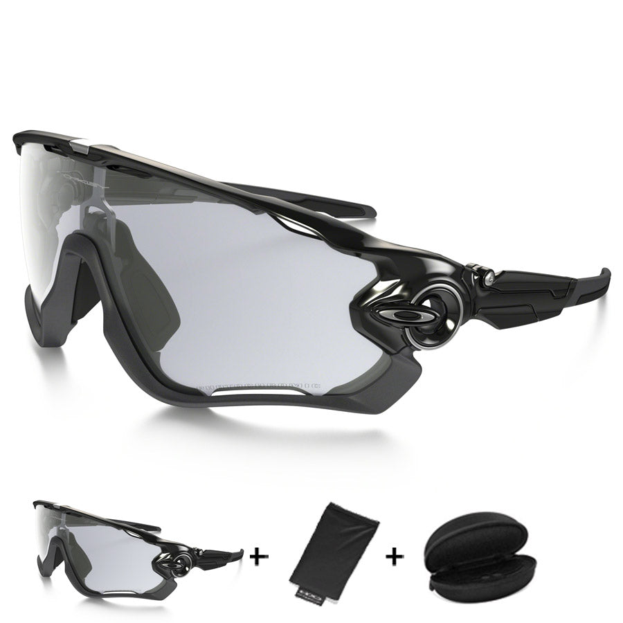 Occhiali Oakley Jawbreaker - Polished Black Photochromic