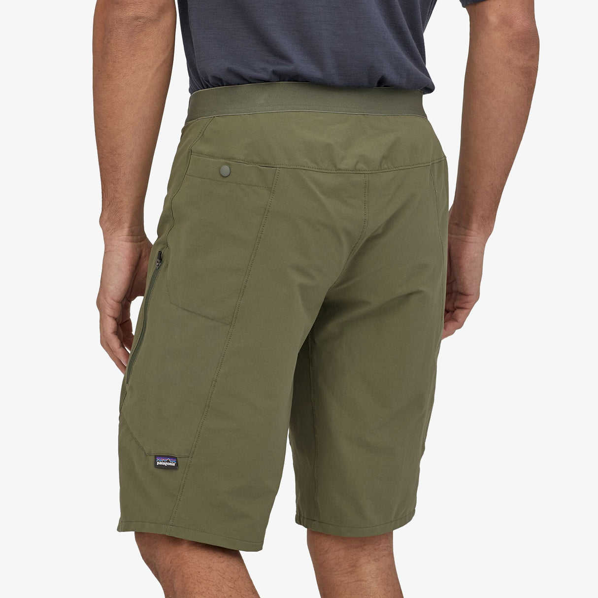 Pantaloncini Patagonia Landfarer Bike - Verde - G