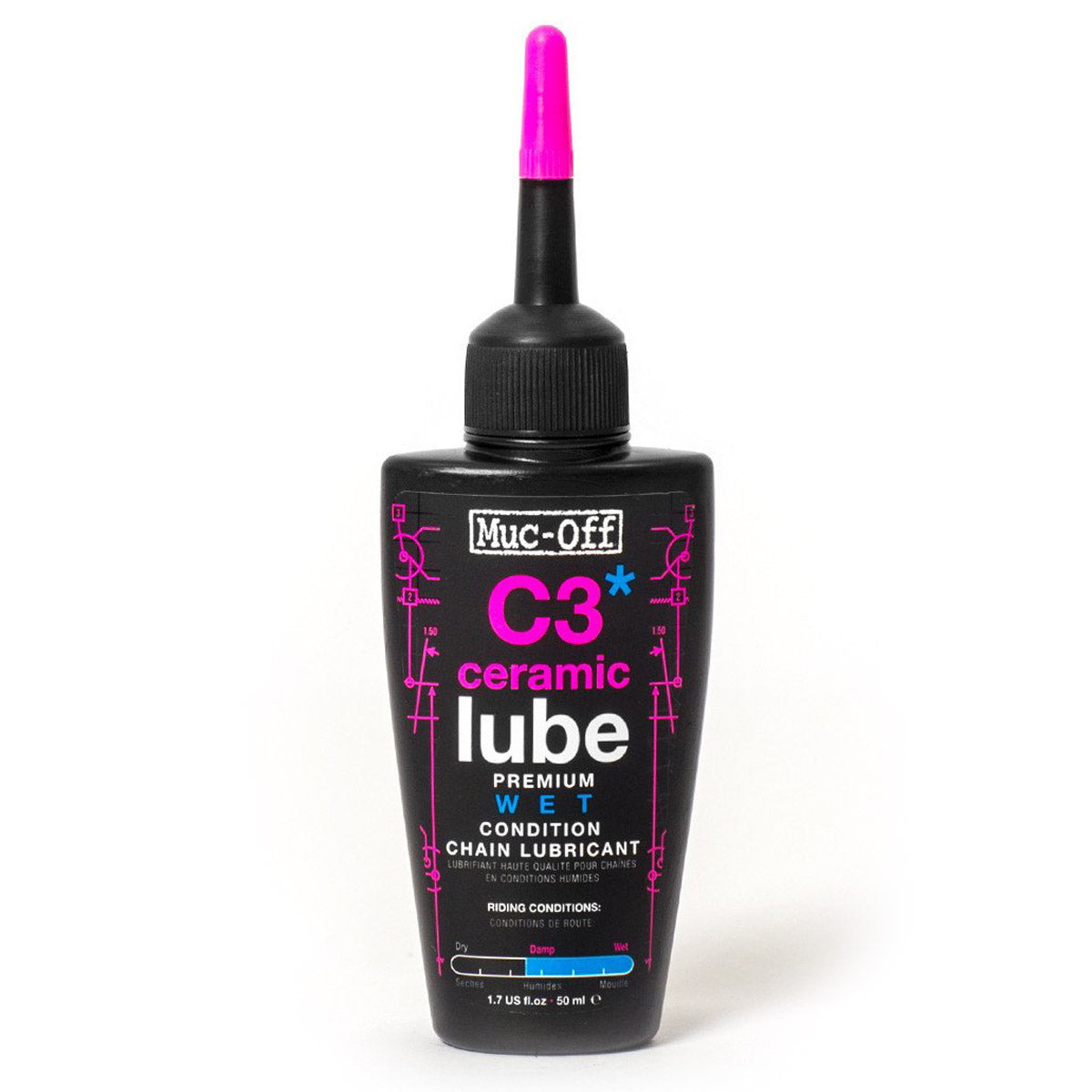 Muc-off Wet Ceramic Lube Biodegradabile - 50 ml