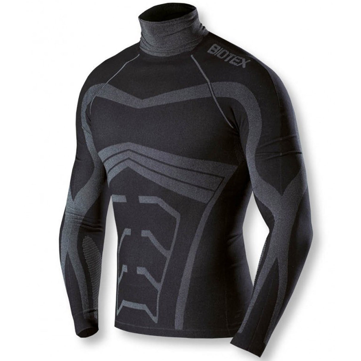 Maglia Intima Biotex Lupetto Limitless - Nero grigio - I