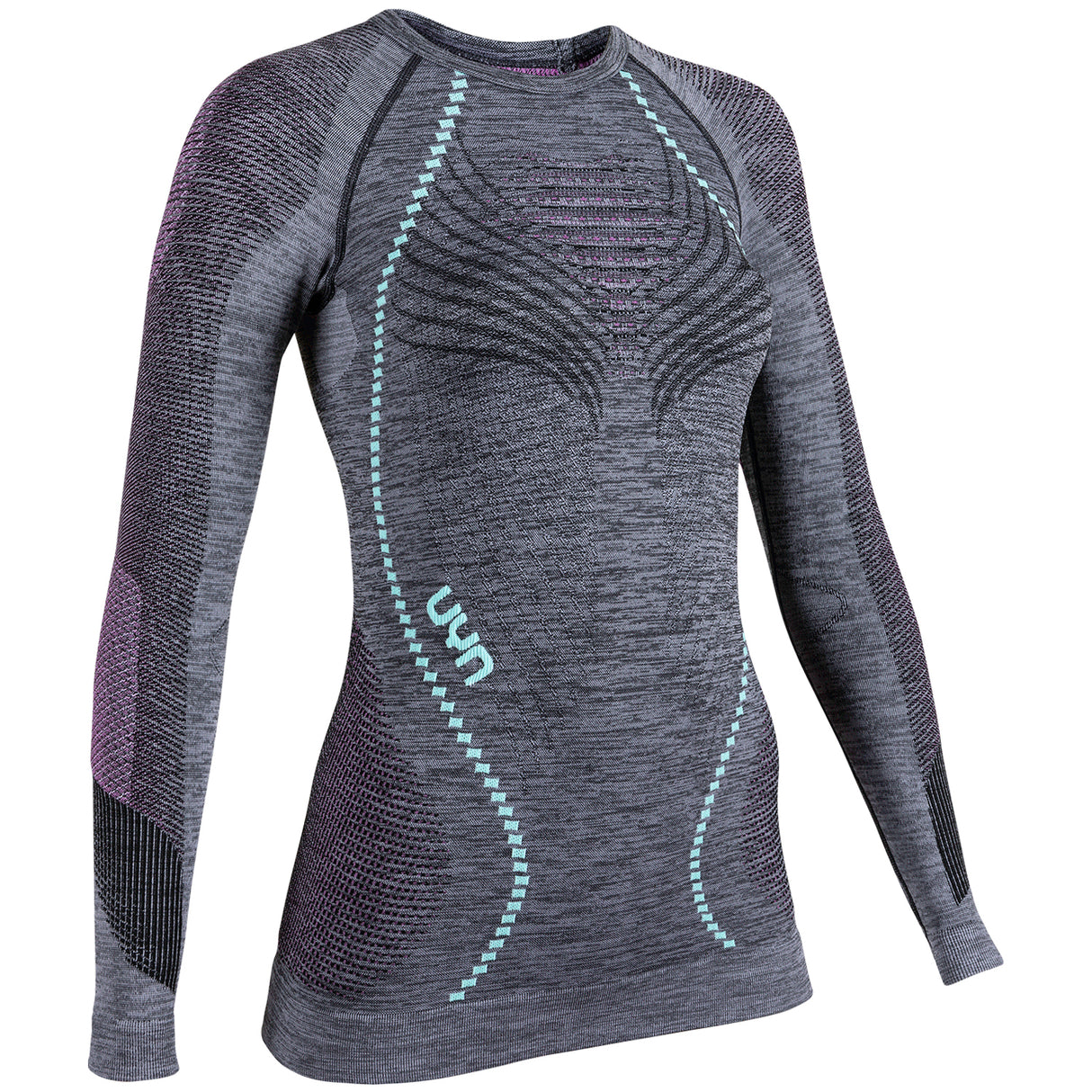 Maglia intima maniche lunghe donna UYN Ambityon - Grigio azzurro - P