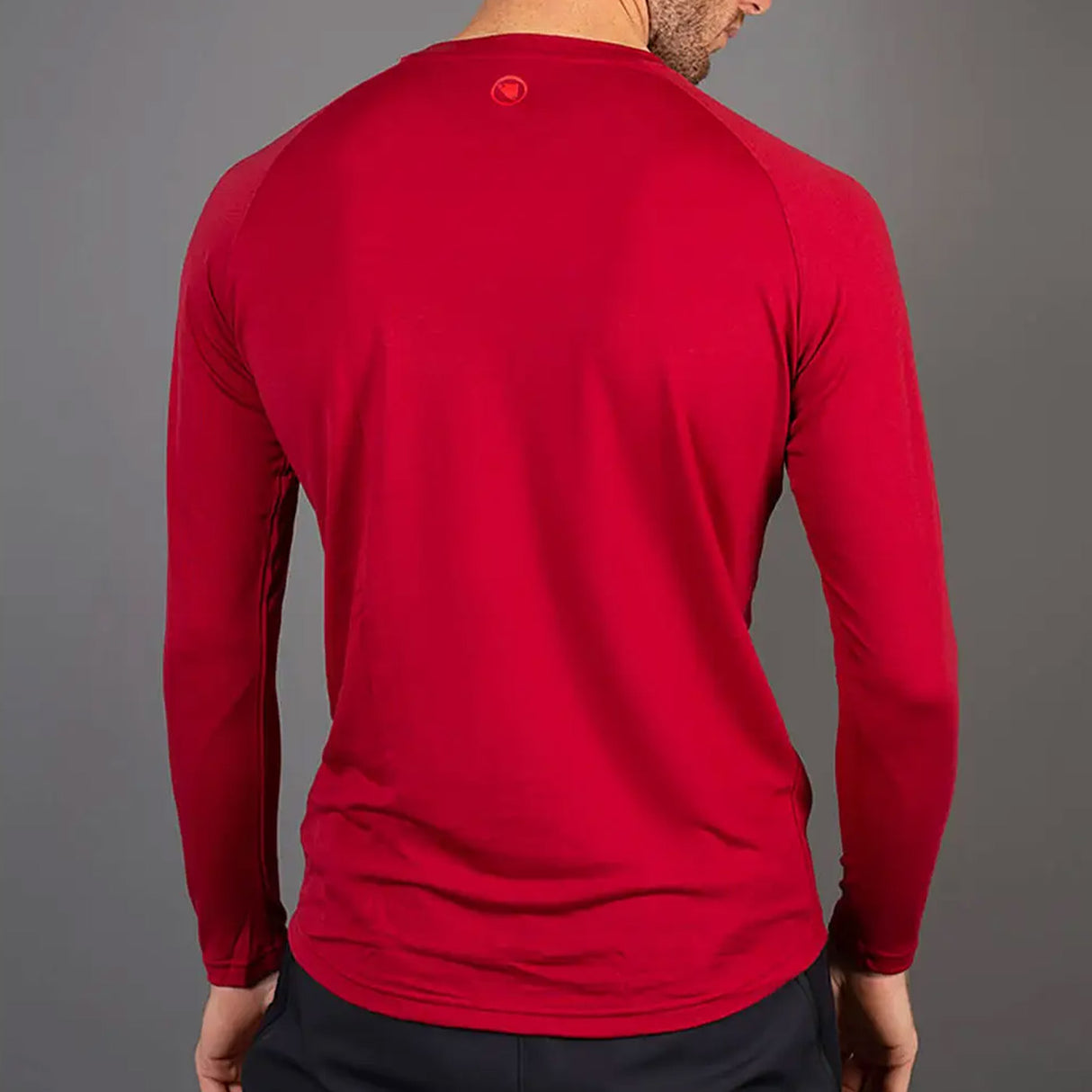 Maglia intima maniche lunghe Endura BaaBaa Blend - Rosso - O