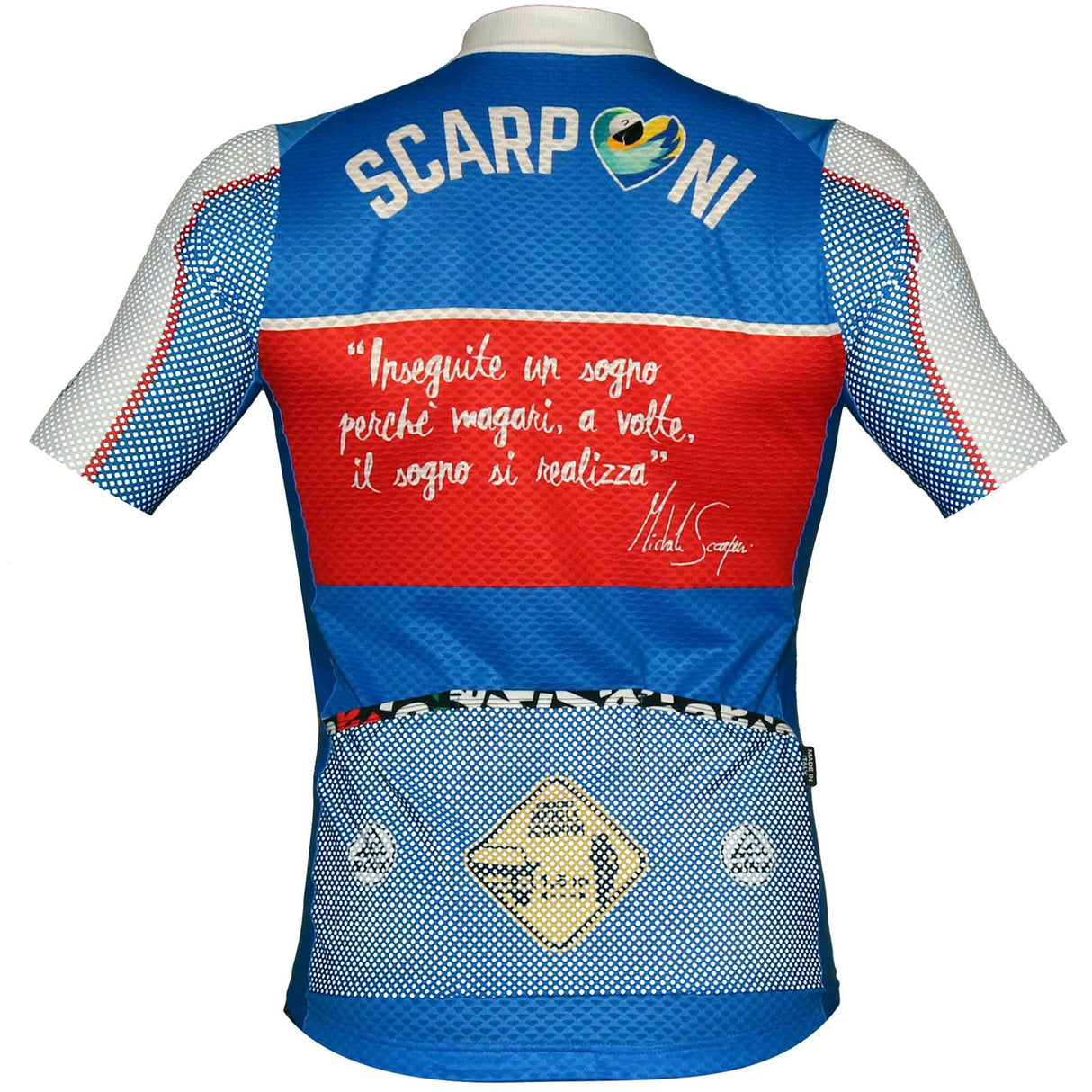 Maglia Alka Michele Scarponi Reflex - Blu