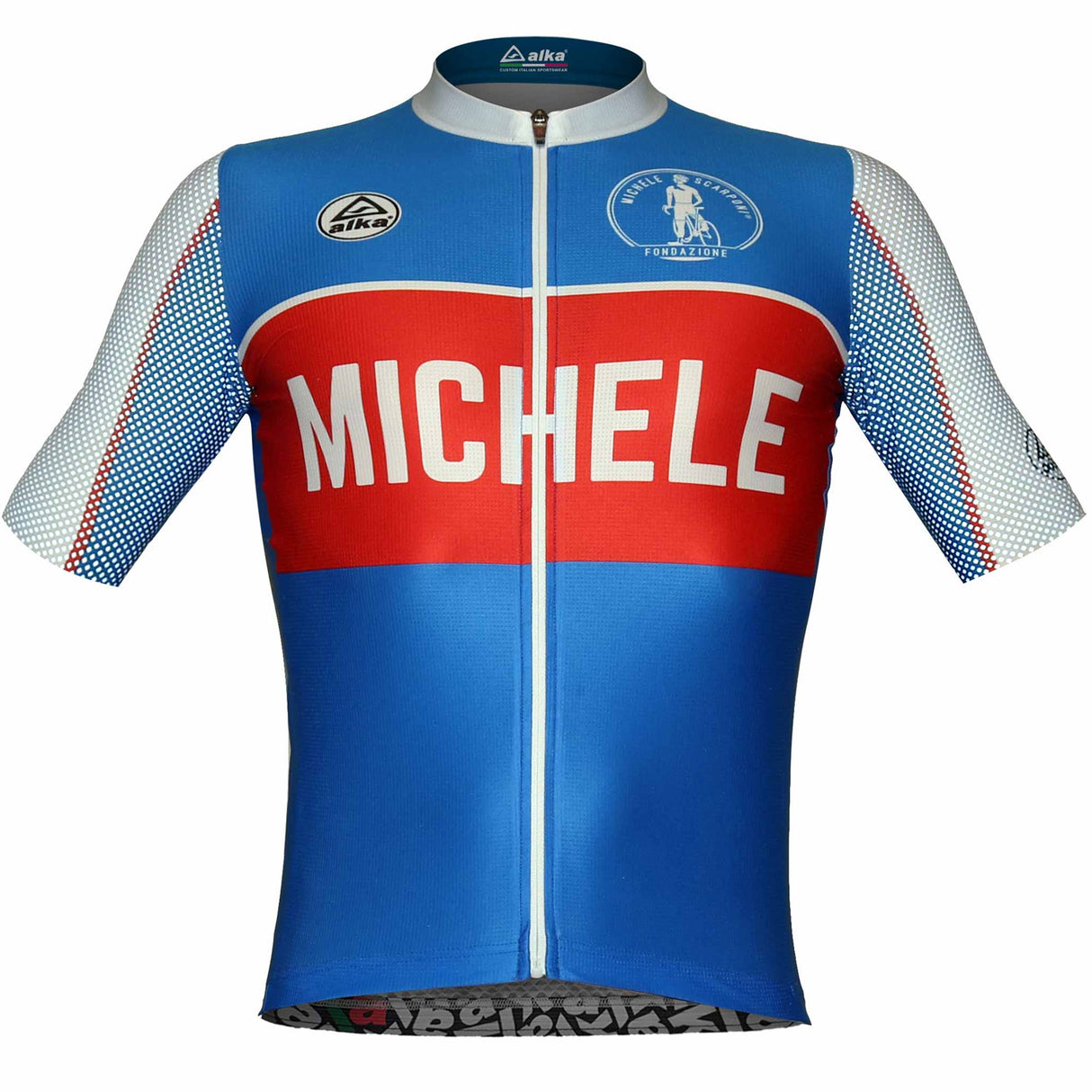 Maglia Alka Michele Scarponi Reflex - Blu