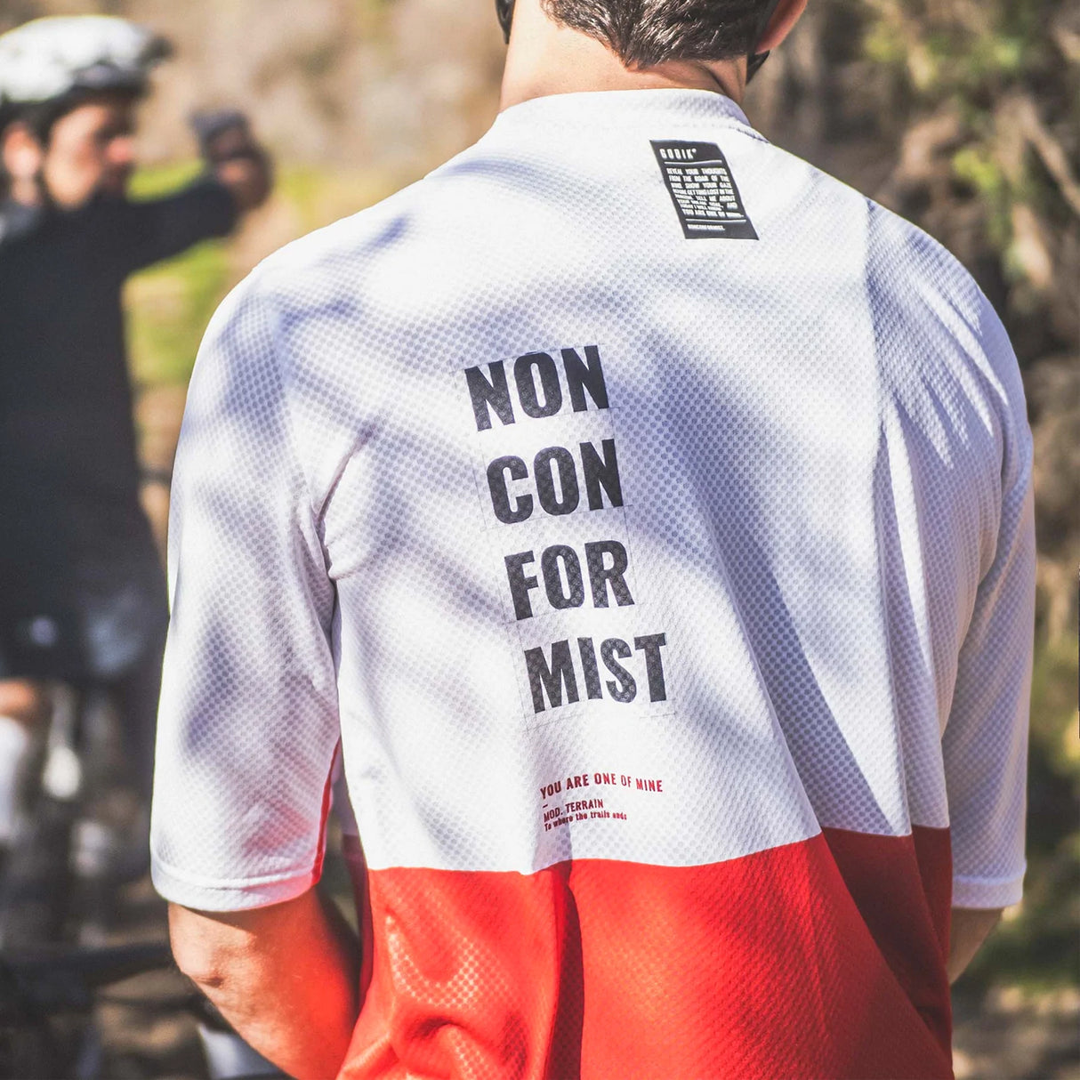Maglia Gobik Terrain Whistler - Bianco rosso - D