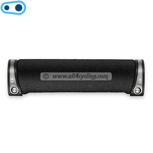 Manopole Crank Brothers Cobalt - Nero Silver
