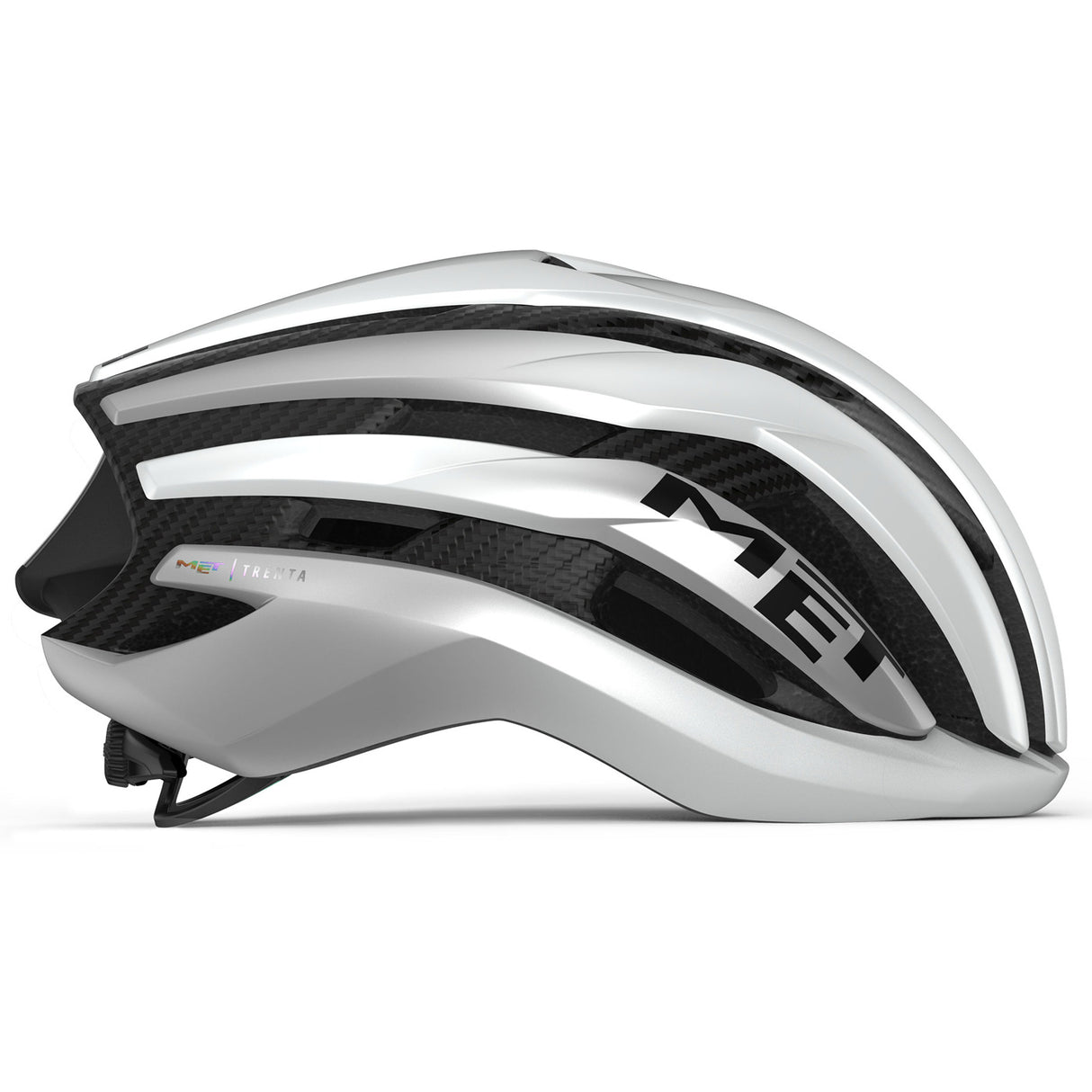 Casco Met Trenta 3K Carbon Mips - Bianco - H